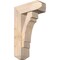 Ekena Millwork Merced Craftsman Smooth Bracket w/ Offset Brace, Douglas Fir, 7 1/2"W x 20"D x 32"H BKT0806X20X32MRC04SDF - alternate 1